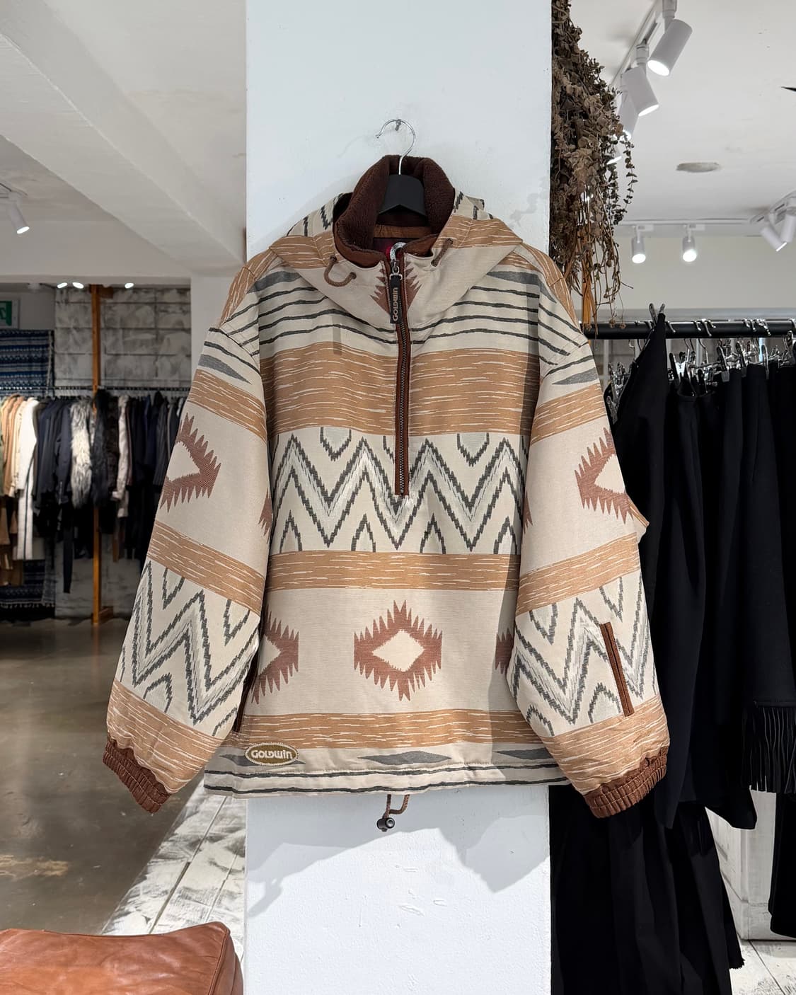 골드윈 브라운 아즈텍 스키 후드 자켓 상품이미지1