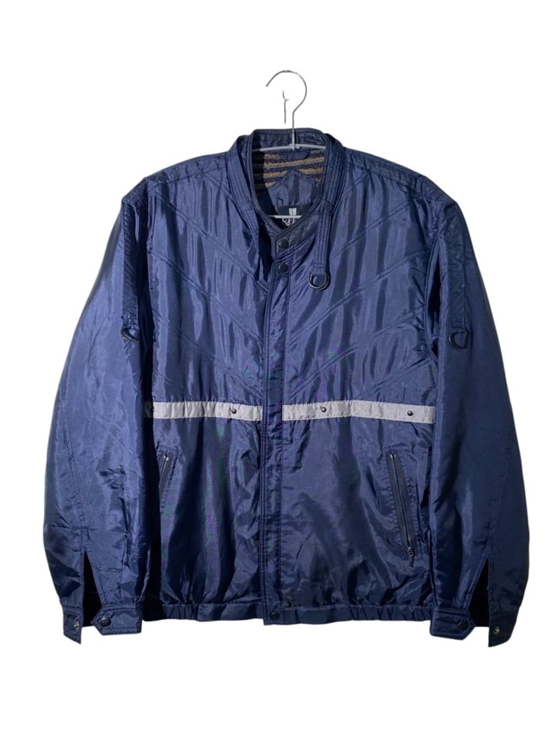 out wear 바이커 블루종 상품이미지1
