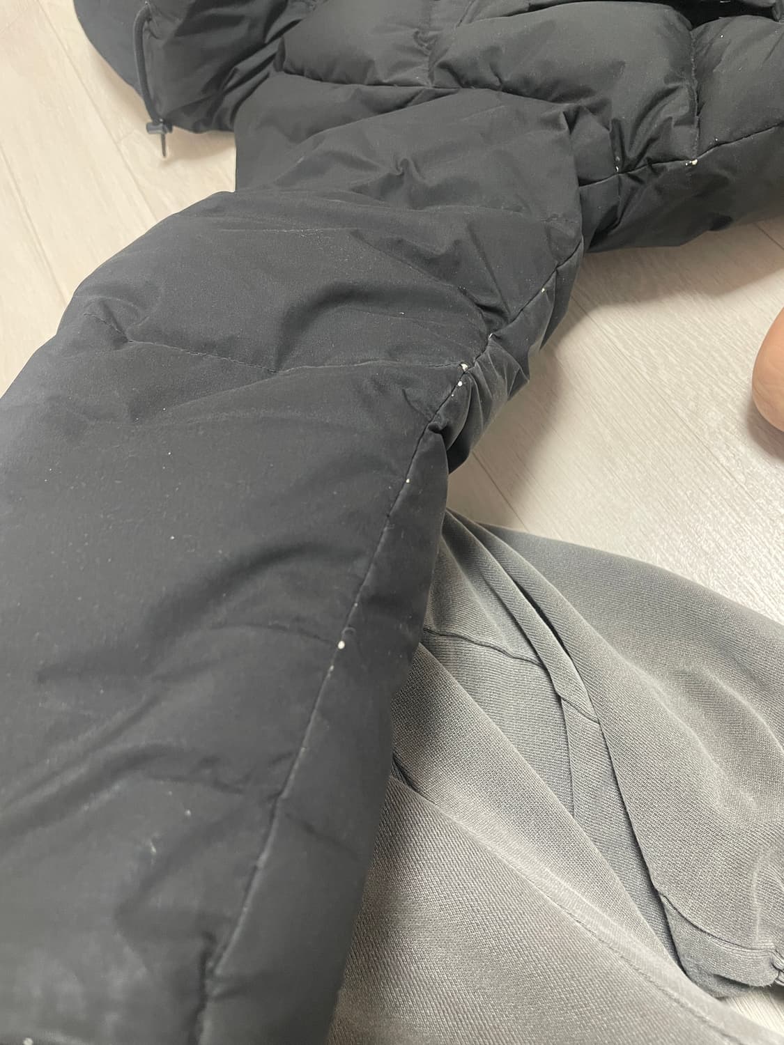 뉴발란스 롱패딩 블랙 85(S) 여자 55사이즈 상품이미지5