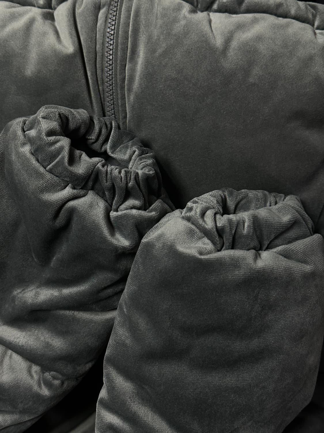 DAVID CHEN 데이비드 첸 벨벳 푸퍼 패딩 상품이미지3