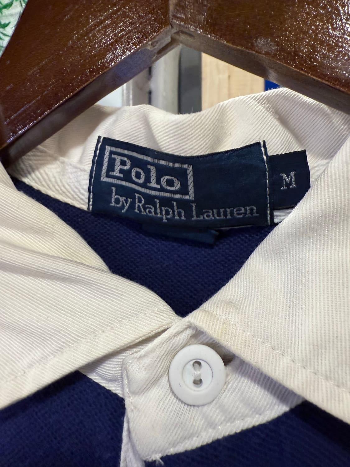 폴로 랄프로렌 레드포니 네이비 스트라이프 카라티 상품이미지2