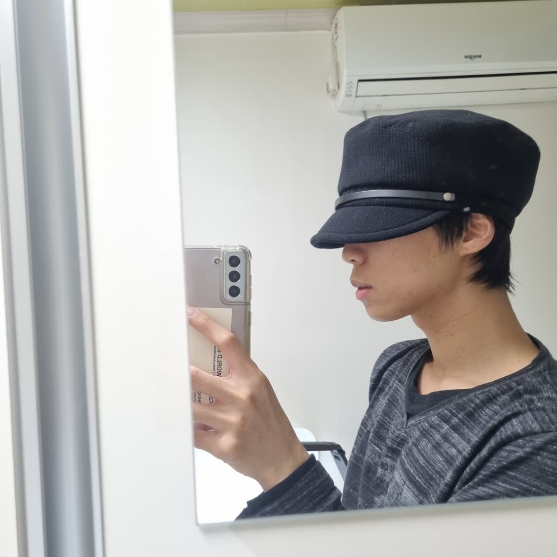 CA4LA tape 울 캐스킷 블랙 상품이미지8