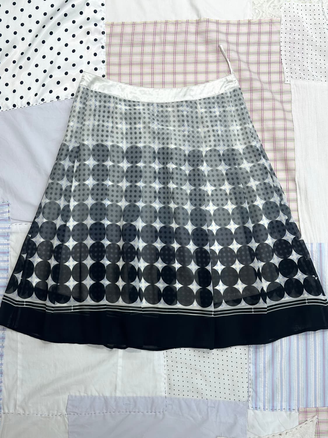  페이드 도트 스커트 상품이미지4