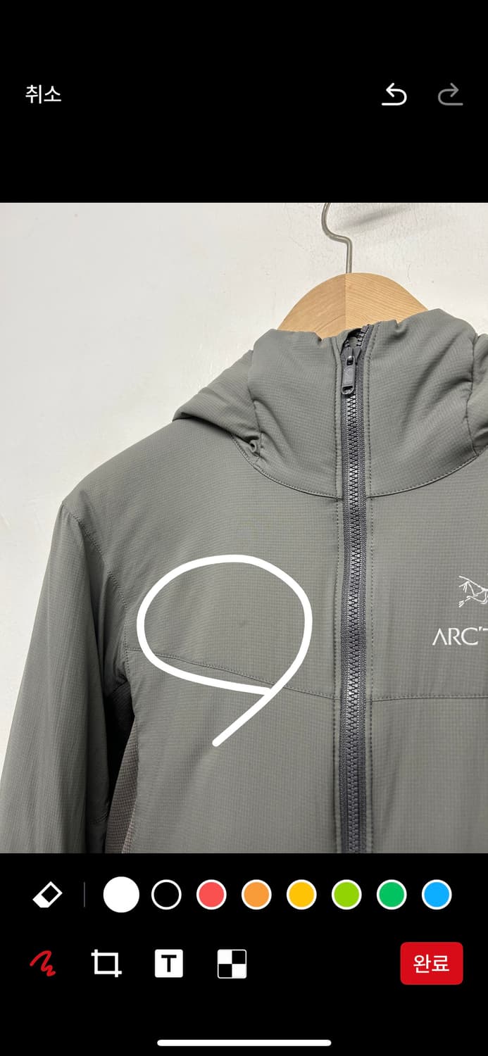 아크테릭스 후드 자켓 그레이  상품이미지6