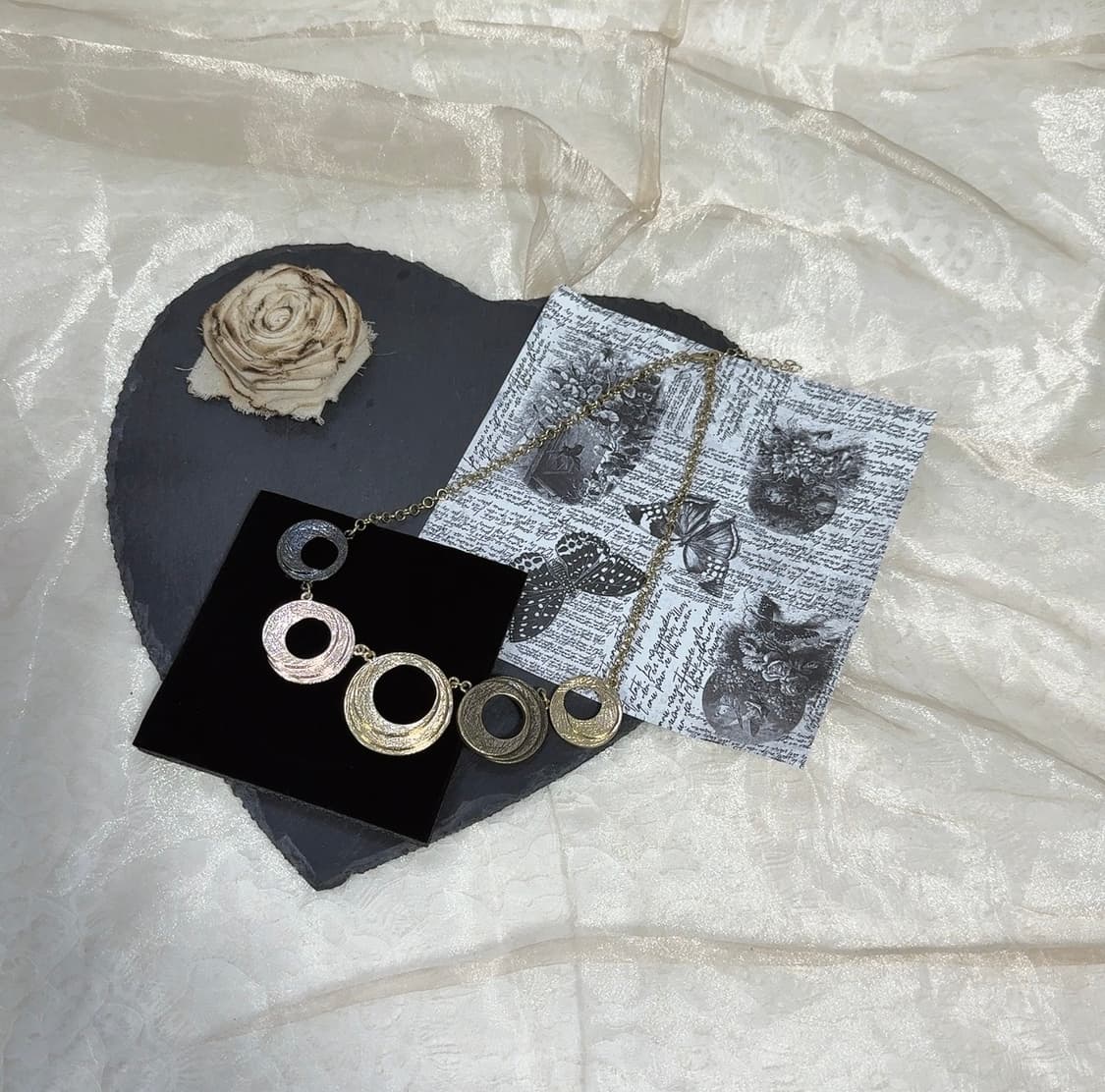 빈티지 고딕 해머링 링 목걸이 상품이미지2