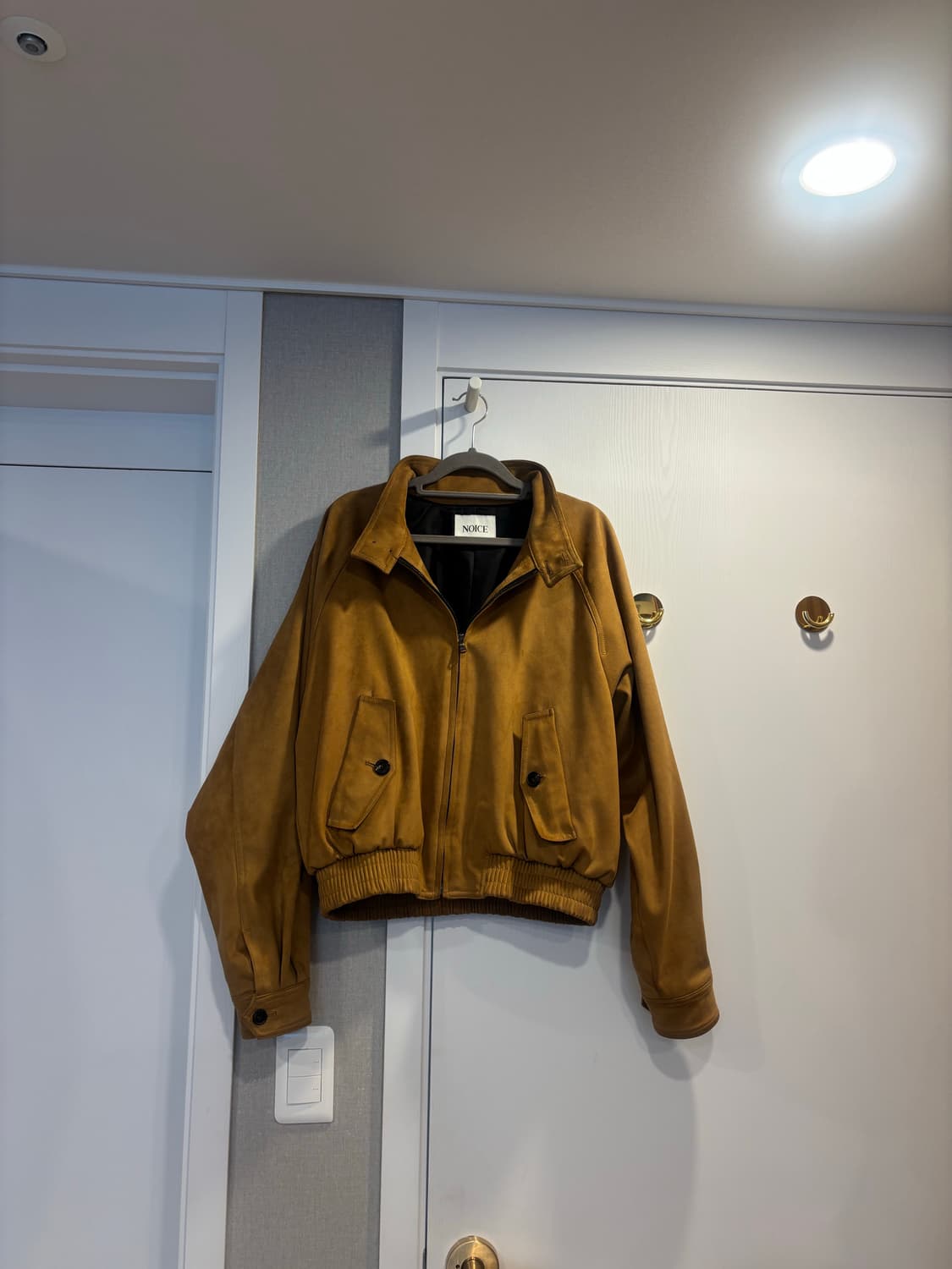 (M)노이스 스웨이드 해링턴 자켓 24fw 상품이미지3