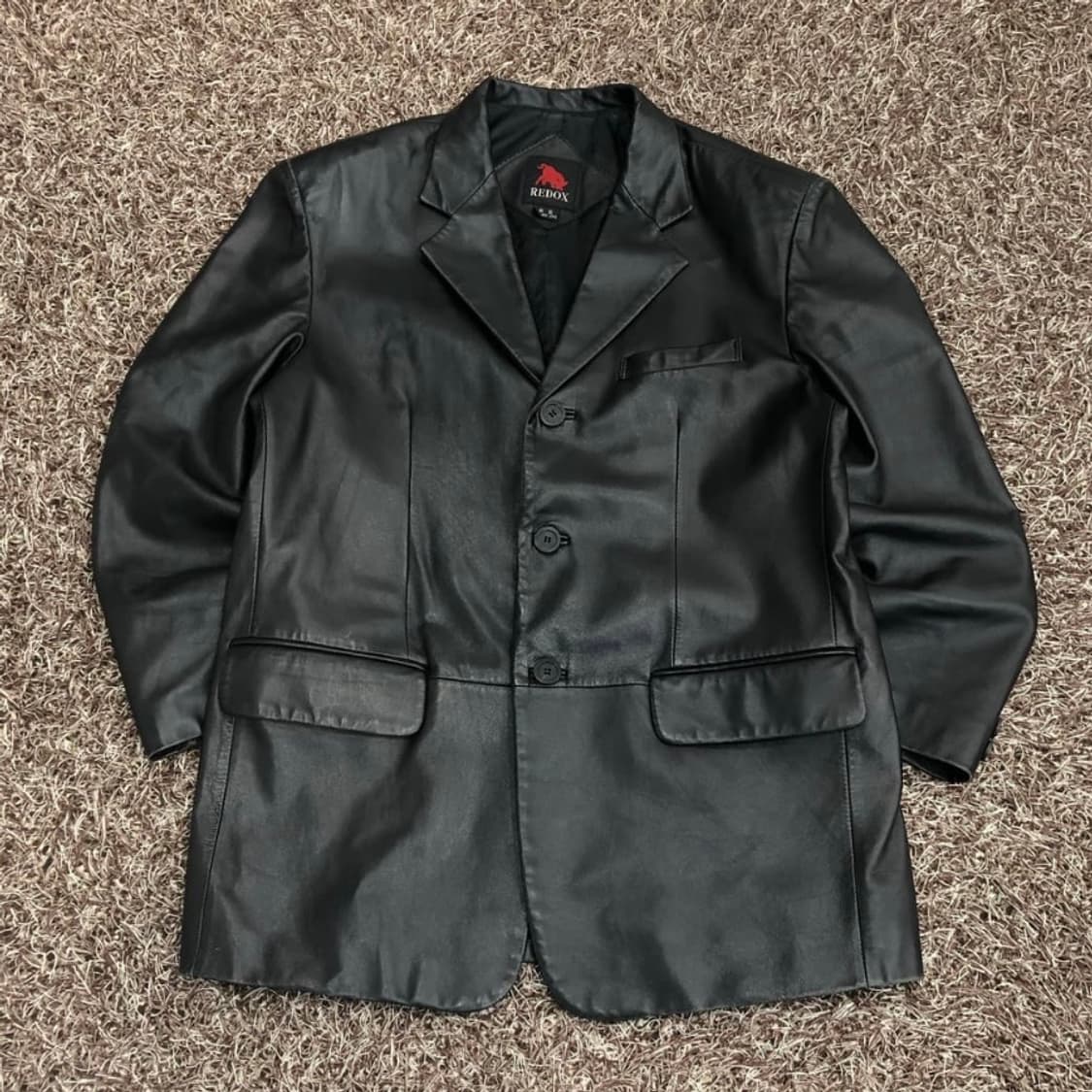 빈티지 레더 블레이져 상품이미지1