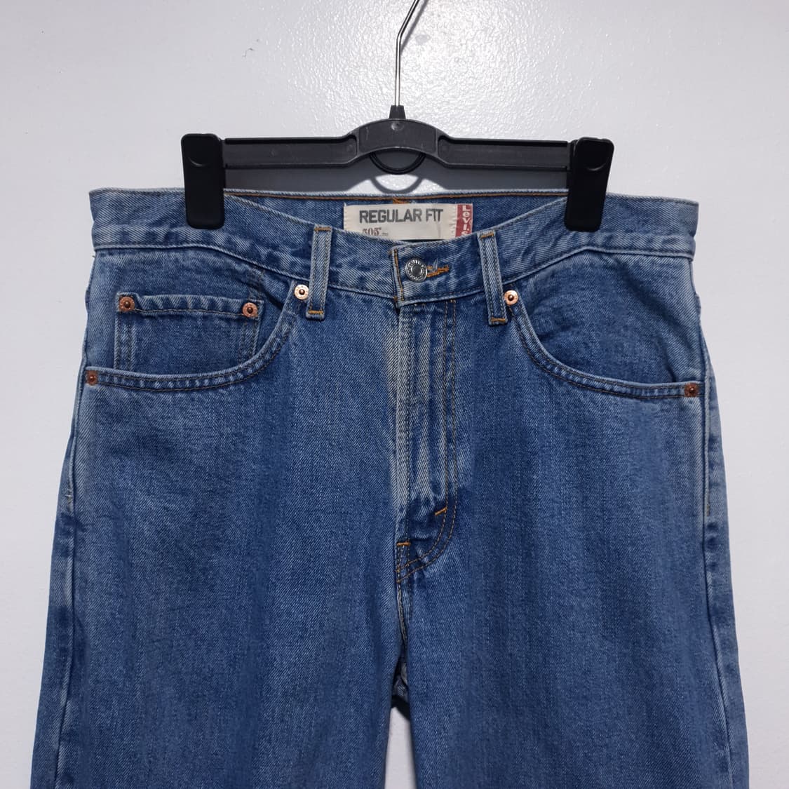00s 리바이스 505 레귤러핏 중청 데님 팬츠 청바지 31-32 상품이미지2