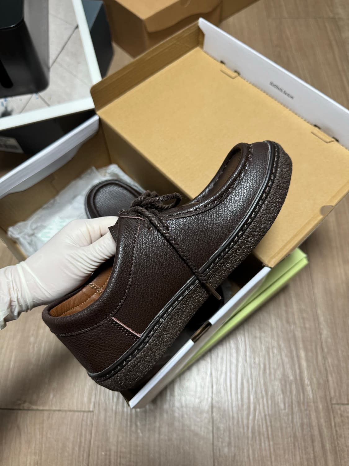 콜맨 하버드슈즈 가죽 로퍼 브라운 색상 240 size (수수료 무료) 상품이미지3