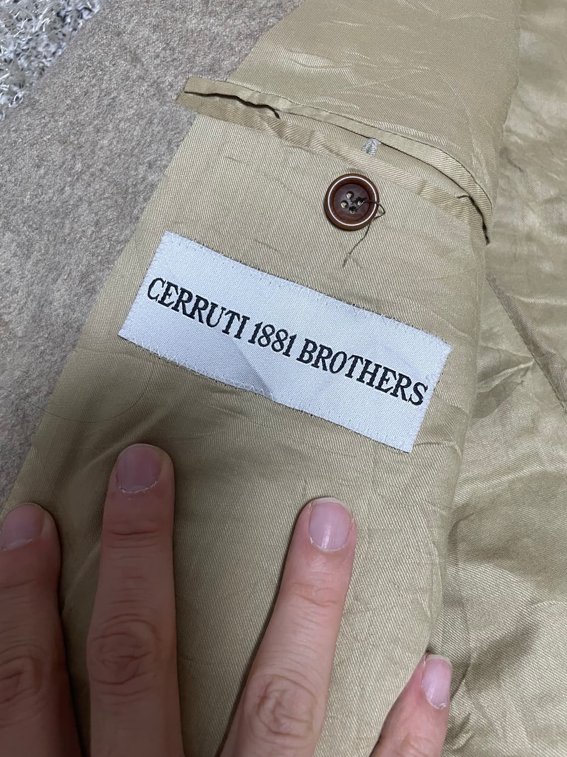 이태리제 체루티 캐시미어혼방 블레이저 사이즈 105~110 상품이미지5