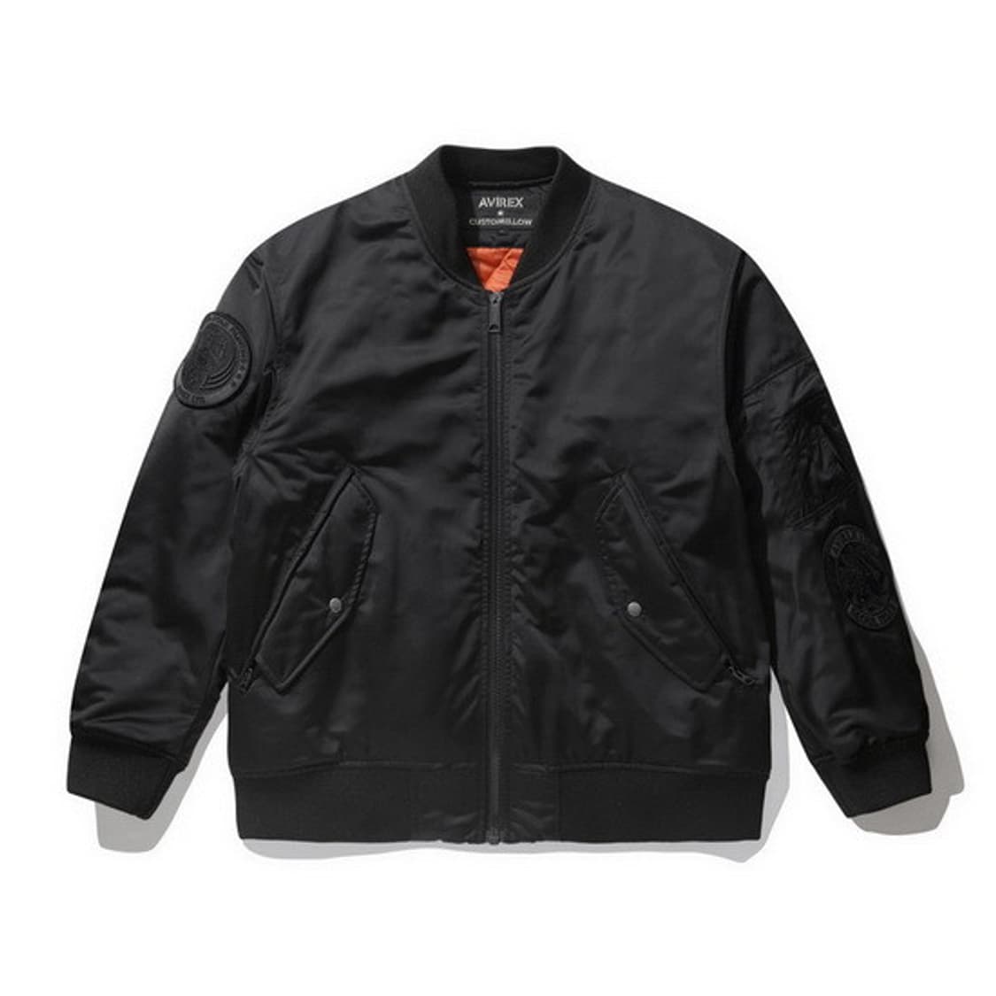 커스텀멜로우x아비렉스 ma-1 플라이트 자켓 점퍼 상품이미지1