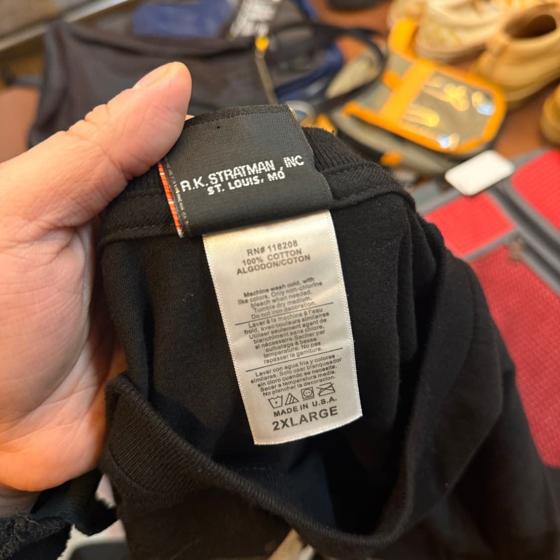 할리 데이비슨 USA 스컬 롱슬리브 XXL 상품이미지9