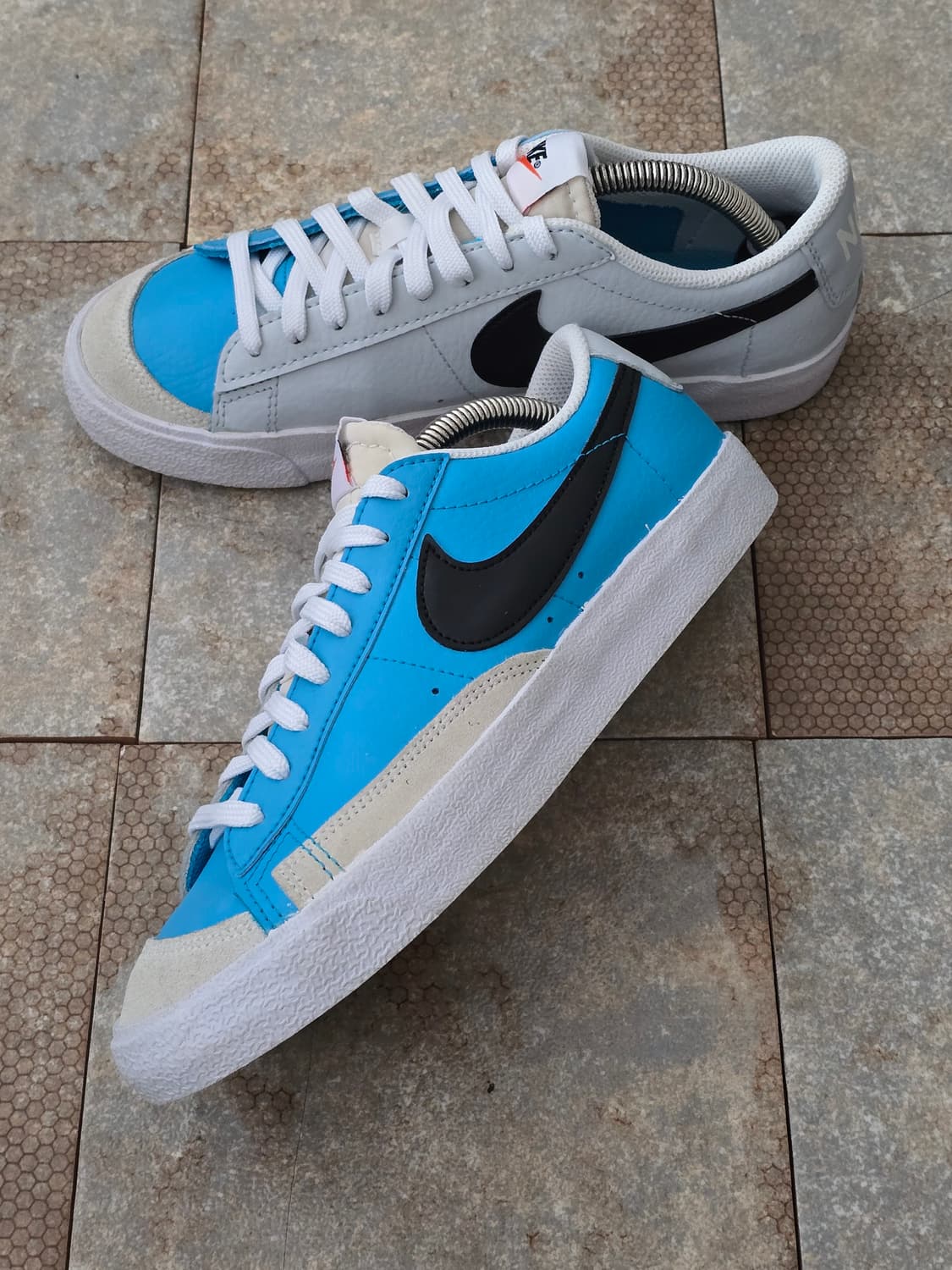 (245)나이키 블레이저 로우 77 블루 화이트 상품이미지3