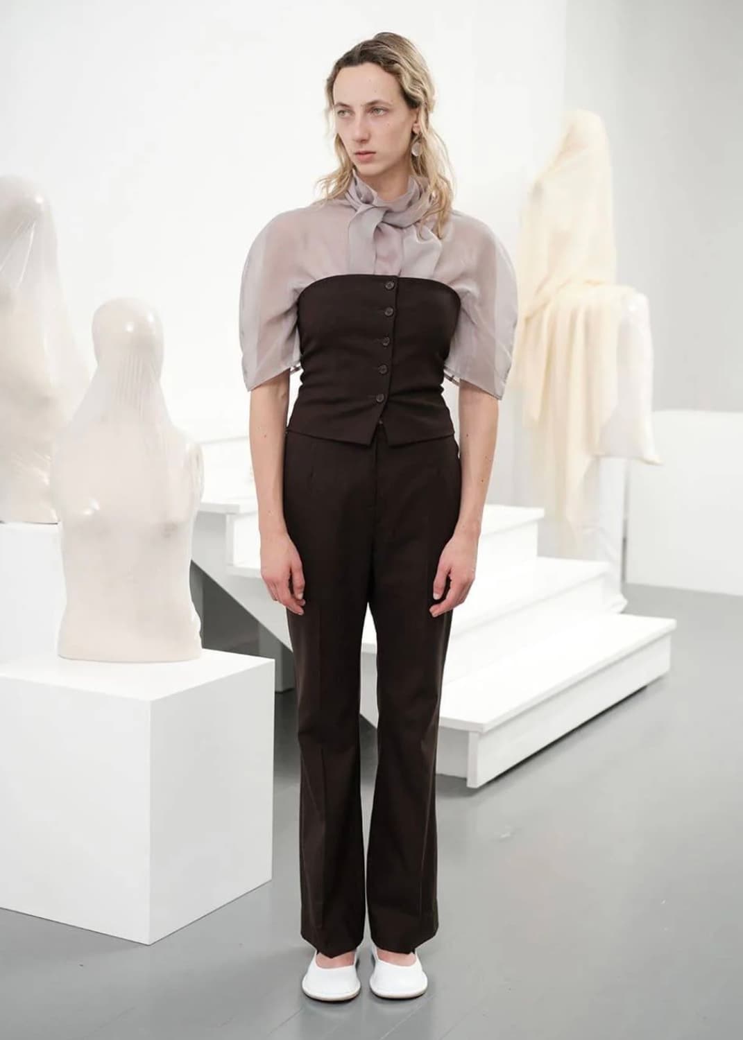 버튼 뷔스티에 상품이미지1