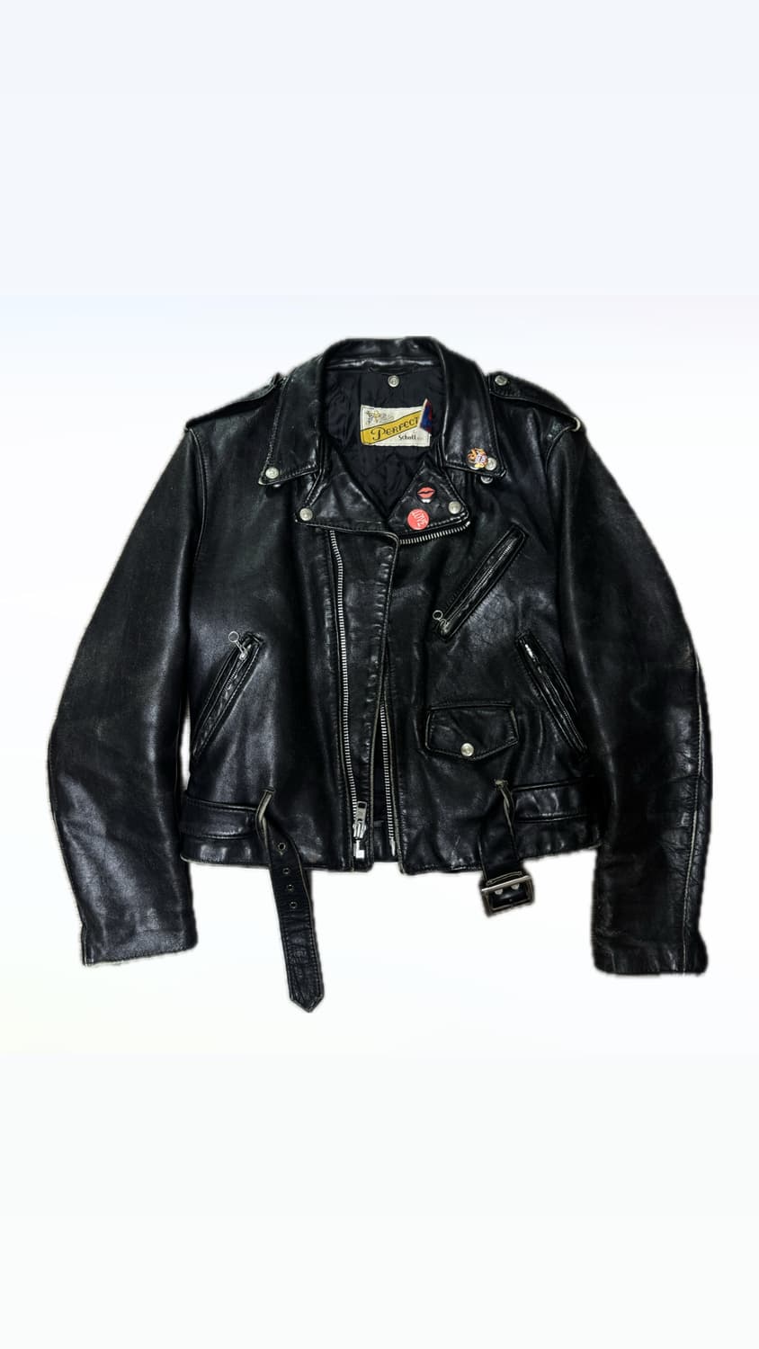 80s shcott perfecto 쇼트 퍼펙토 618 42사이즈 erd 상품이미지5