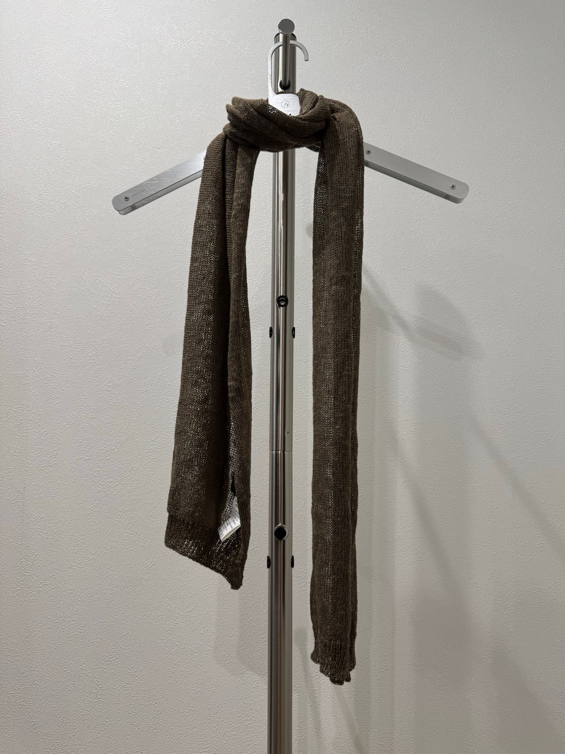 요지야마모토 00‘s 오가닉 패턴 카키베이지 머플러 상품이미지3