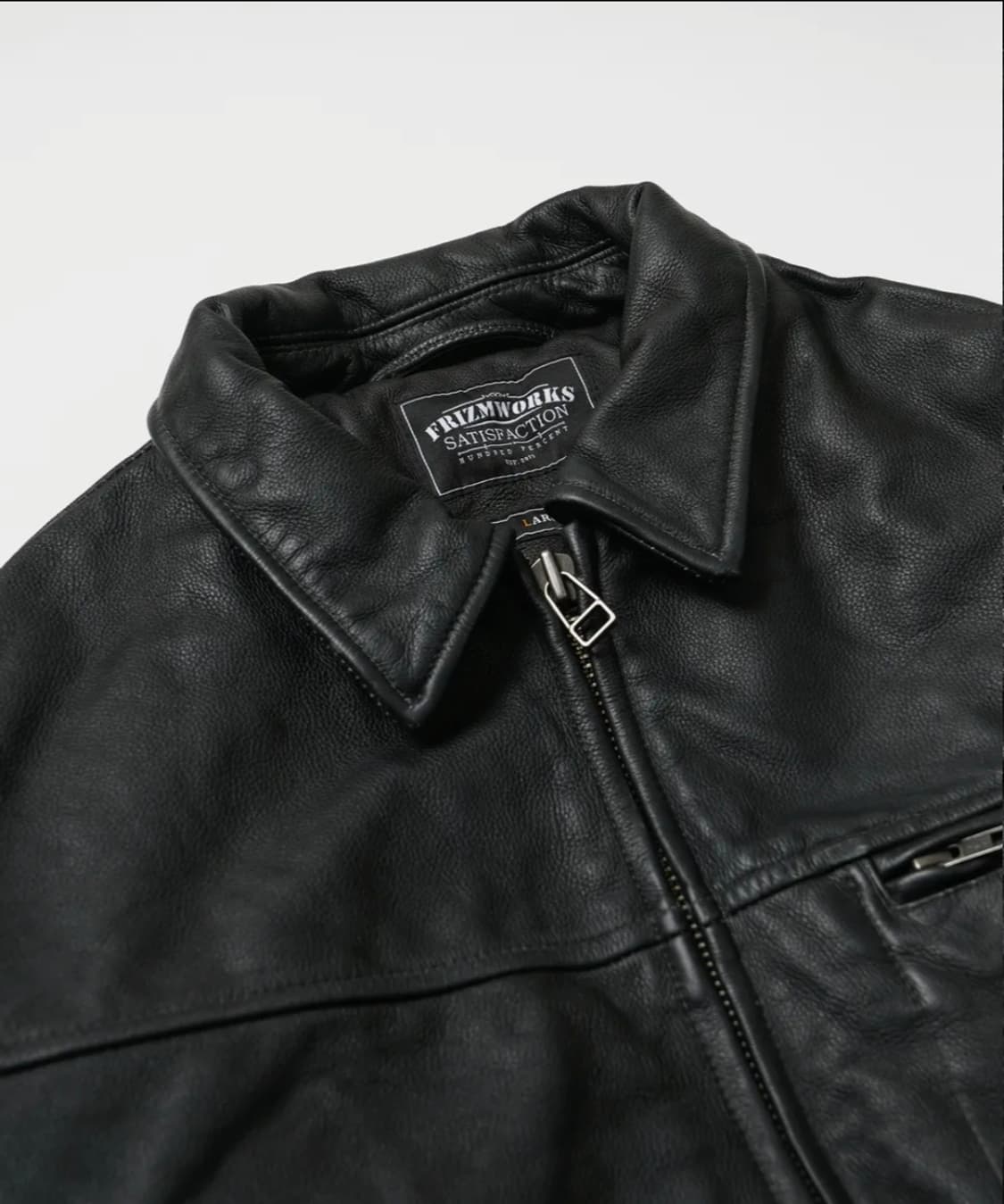 프리즘웍스 카우하이드 가죽자켓 L사이즈 상품이미지2