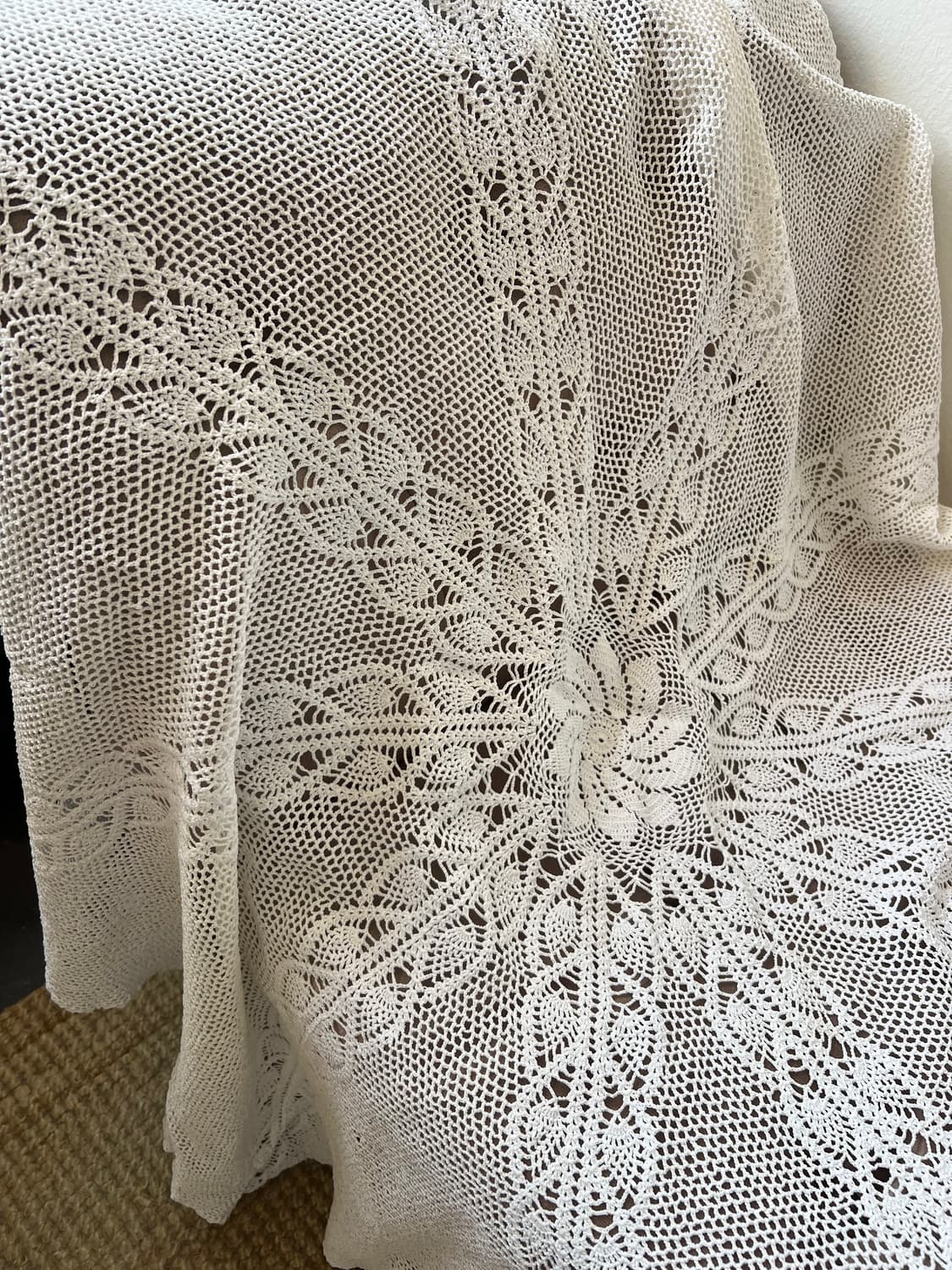 유럽수입 핸드메이드 테이블보 테이블러너 크로셰스프레드 상품이미지3