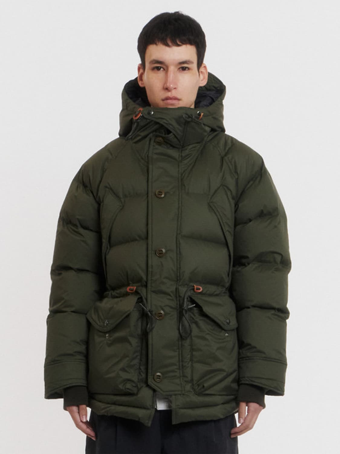 이스트로그 유틸리티 구스다운 패딩 올리브 XL 상품이미지10