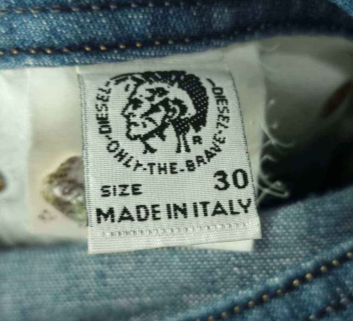 디젤 워시드 플레어 데님 30 판매 상품이미지5