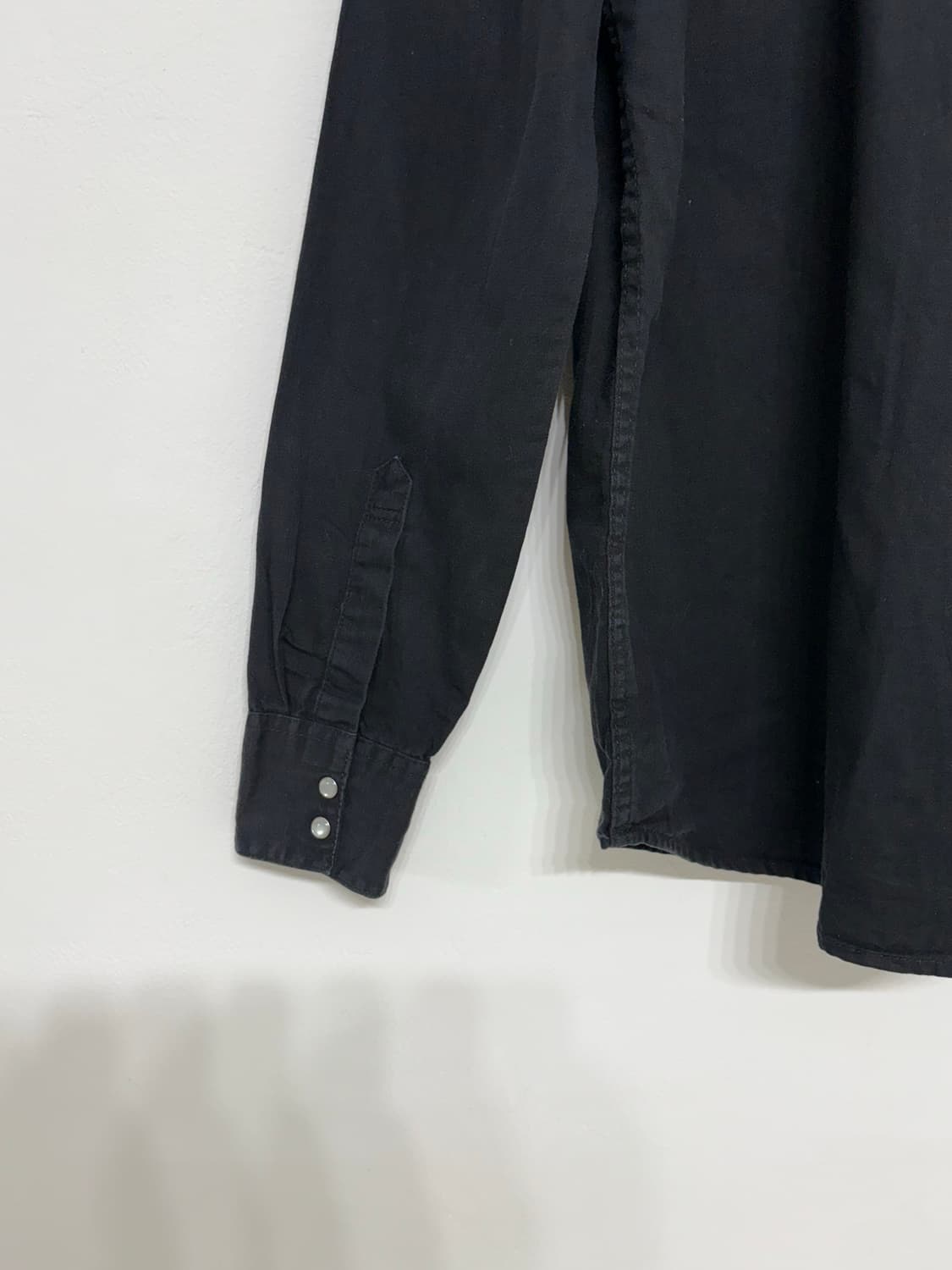 00's vtg Levi's Black Western Shirt.  상품이미지8