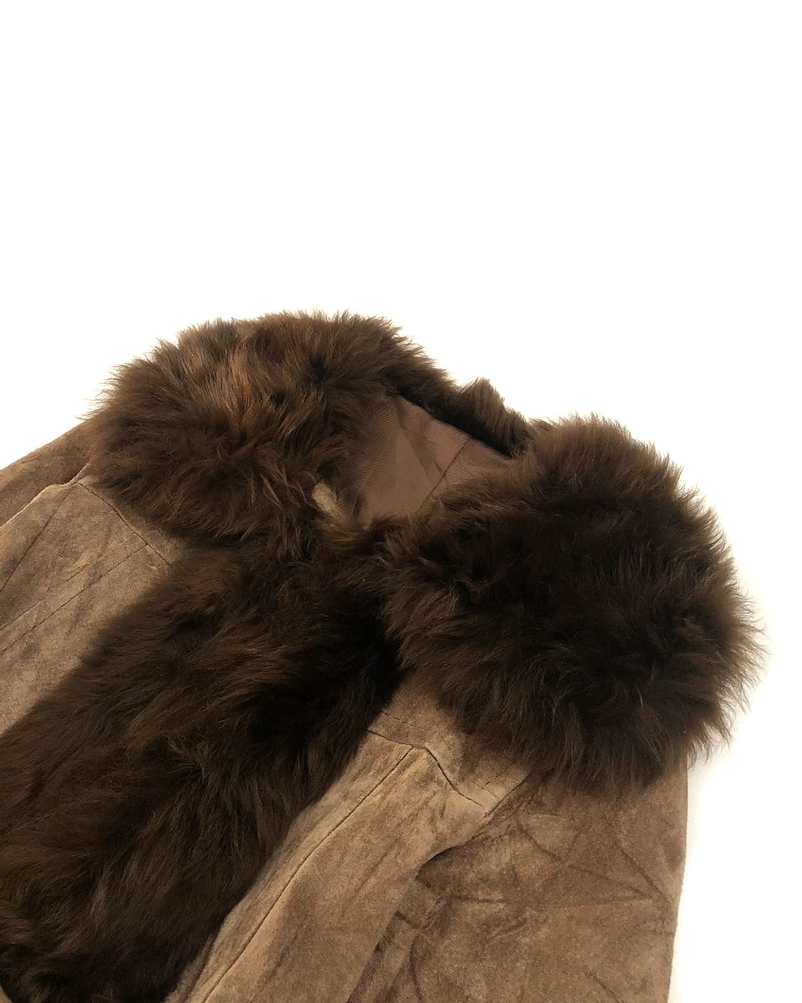 vintage 돈피 트리밍 퍼 자켓  상품이미지3