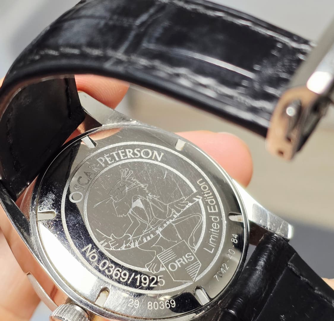 오리스 오스카 피터슨 한정판 오토매틱 시계 상품이미지5