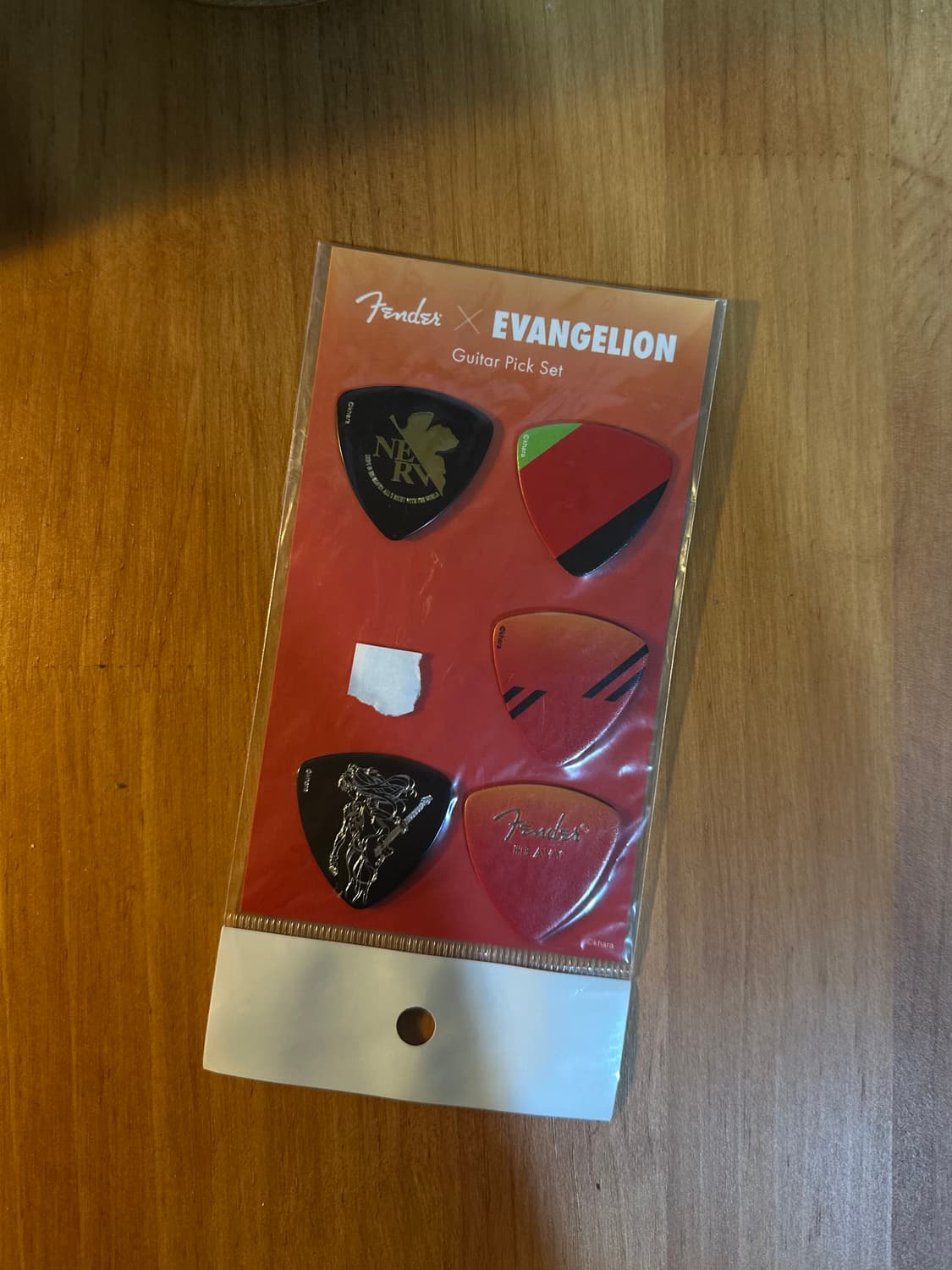 에반게리온 아스카 x펜더 기타 피크 evangelion  fender 상품이미지4