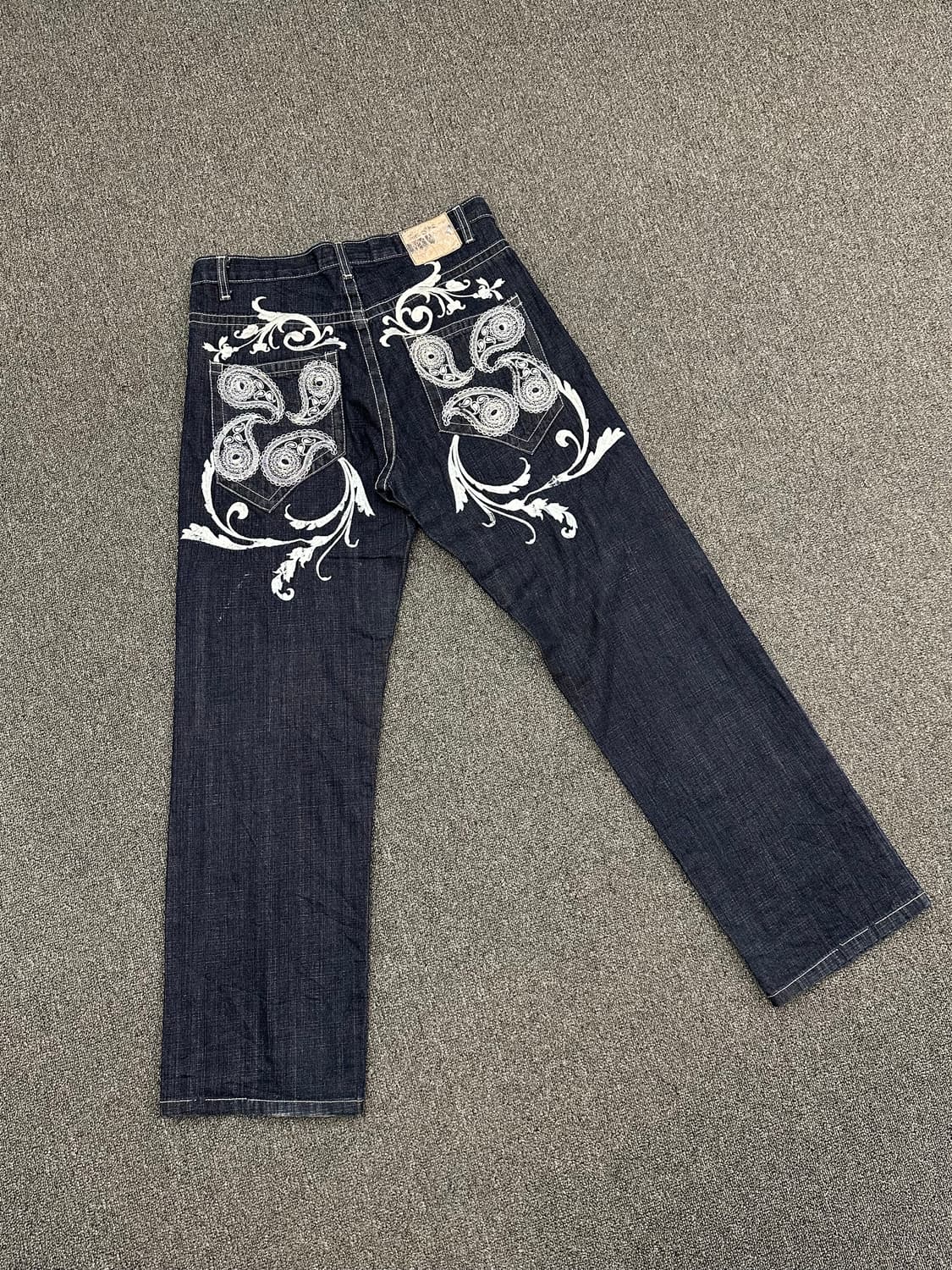 34)RED APE 빈티지 Y2K 포켓 페이즐리 자수 힙합팬츠 상품이미지2