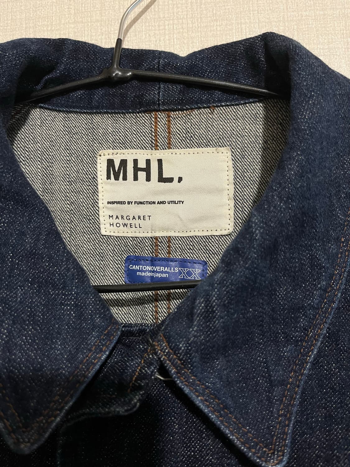 MHLxCanton 데님 커버올 자켓 38 상품이미지1