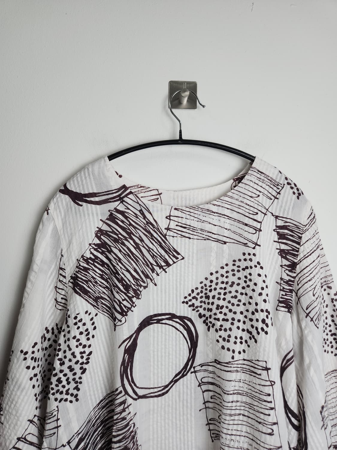 드로잉 롱 블라우스 상품이미지9