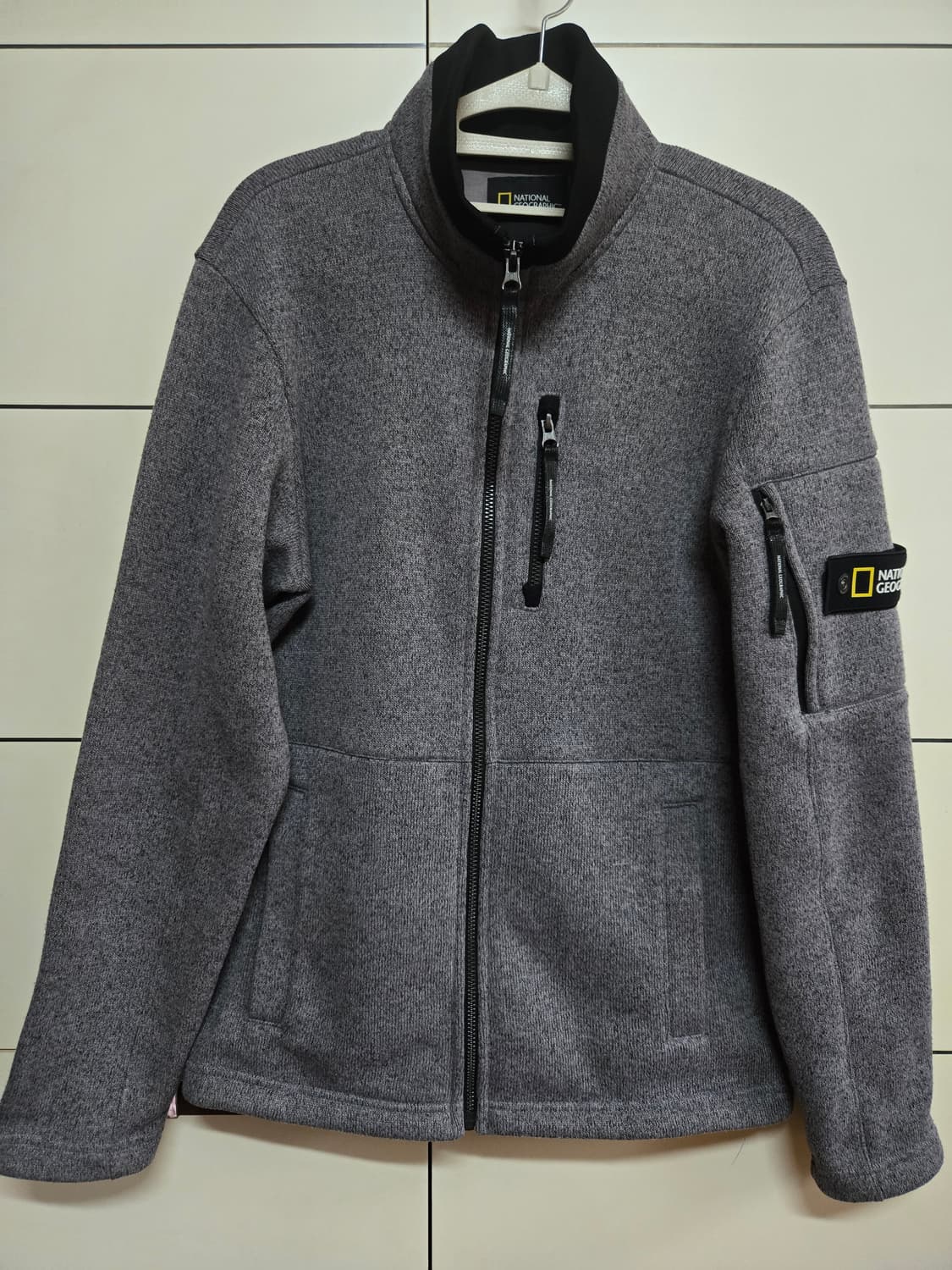 내셔널지오그래픽 남성 몬타나 니트 풀집업 상품이미지1