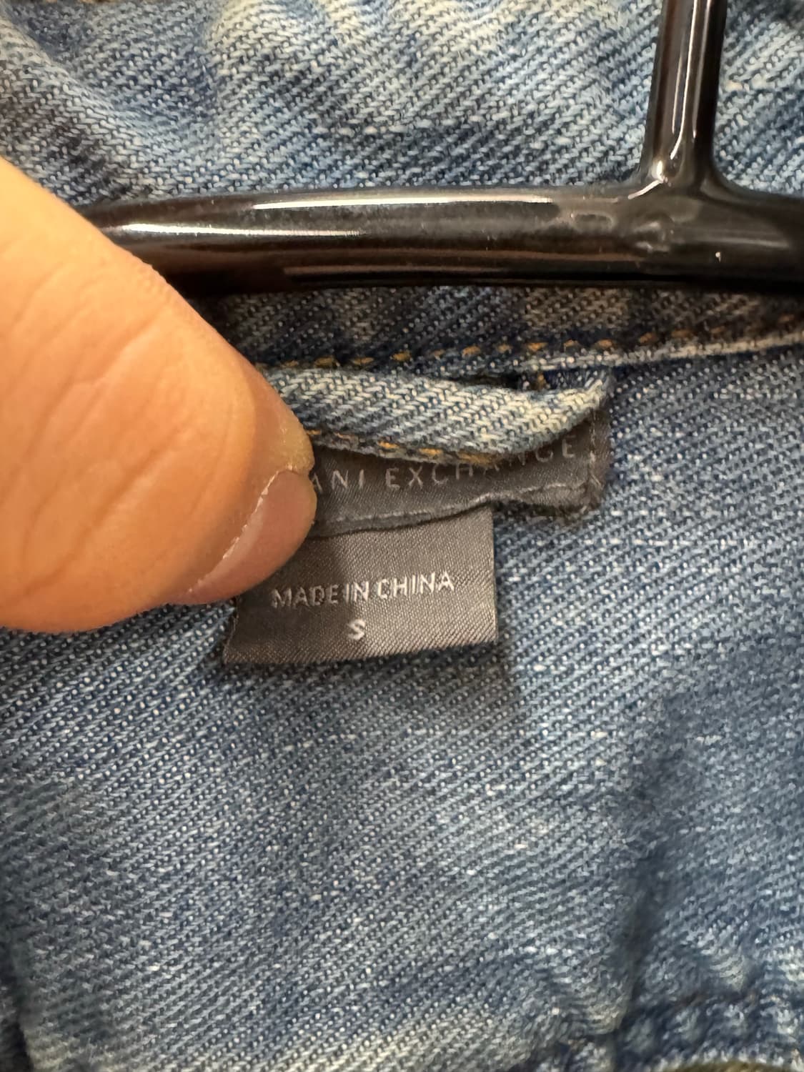 Armani Exchange 크롭 데님 자켓 S 상품이미지3