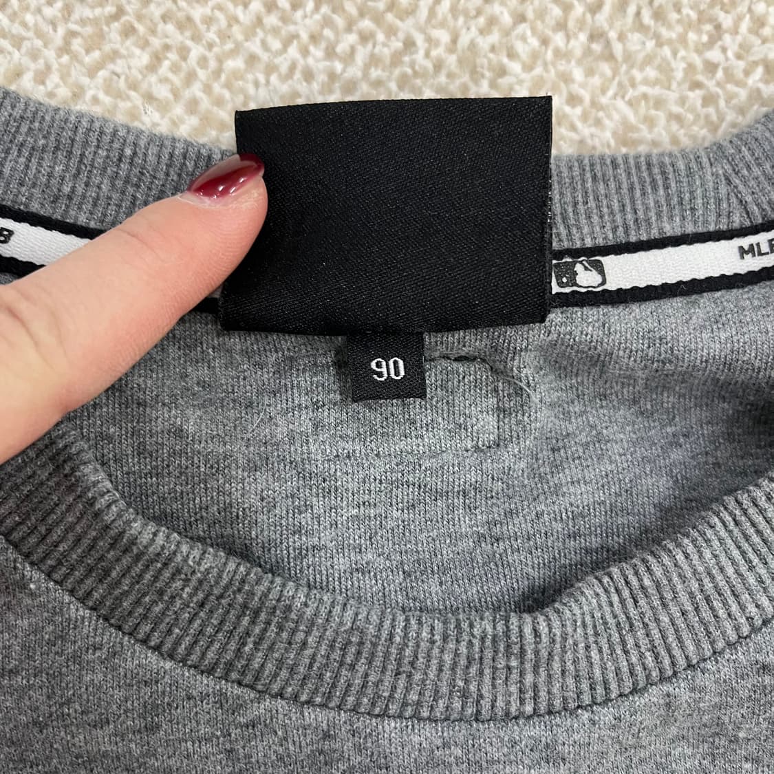 [90] MLB 뉴욕양키스 빅로고 맨투맨 스웻셔츠 0108M1 상품이미지3