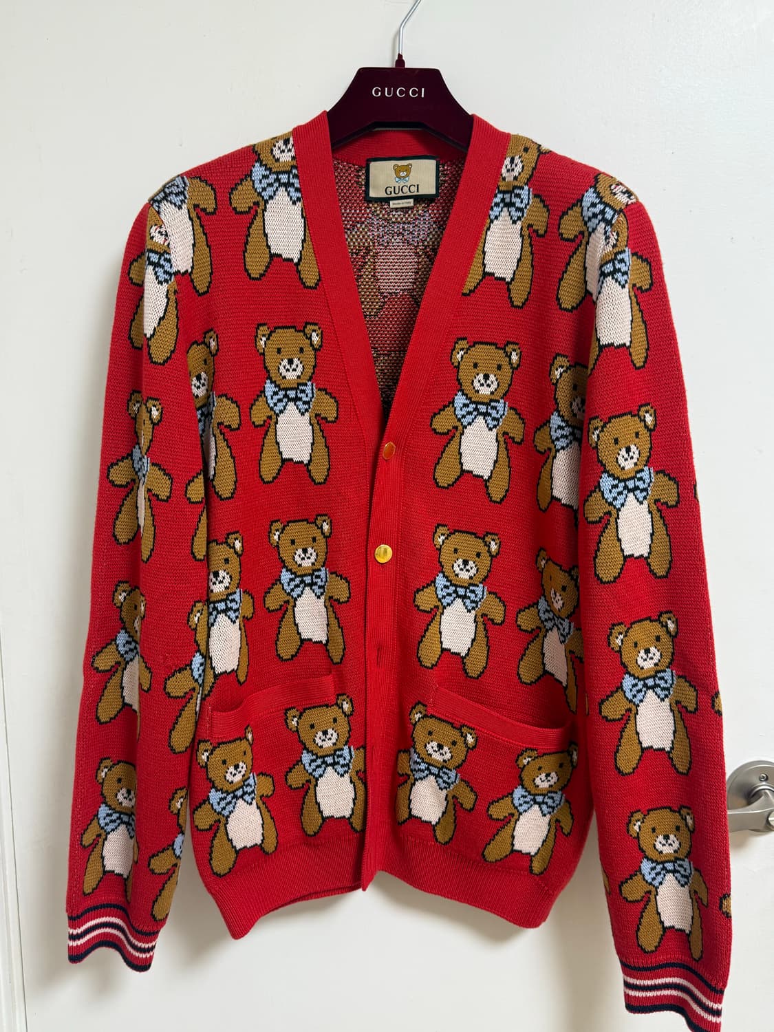 구찌 카이 한정판 콜라보 가디건 L사이즈 상품이미지1