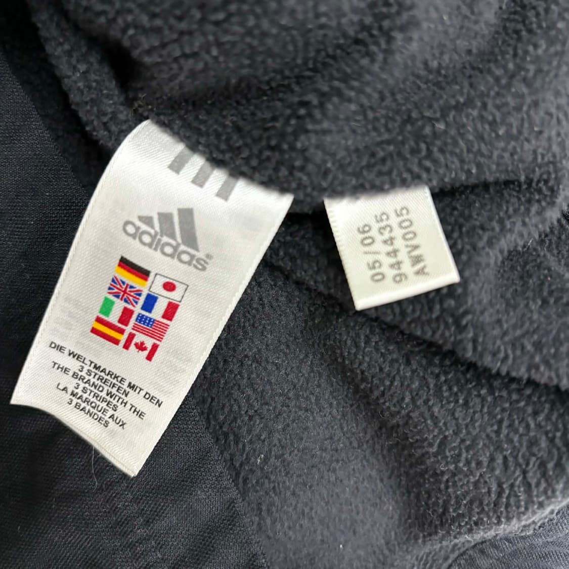 아디다스 00s 올드스쿨 아방핏 패디드 자켓 후드 점퍼(105) 상품이미지5