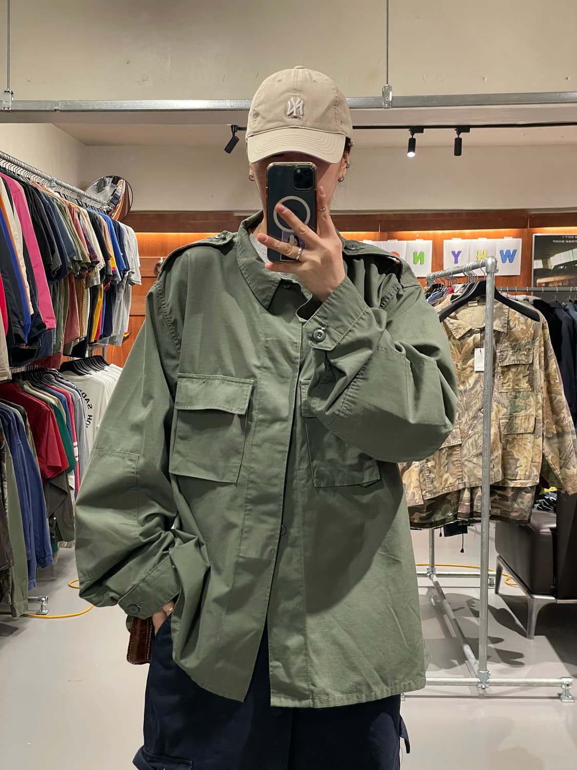 빈티지 밀리터리 BDU 야상 필드 자켓   상품이미지1