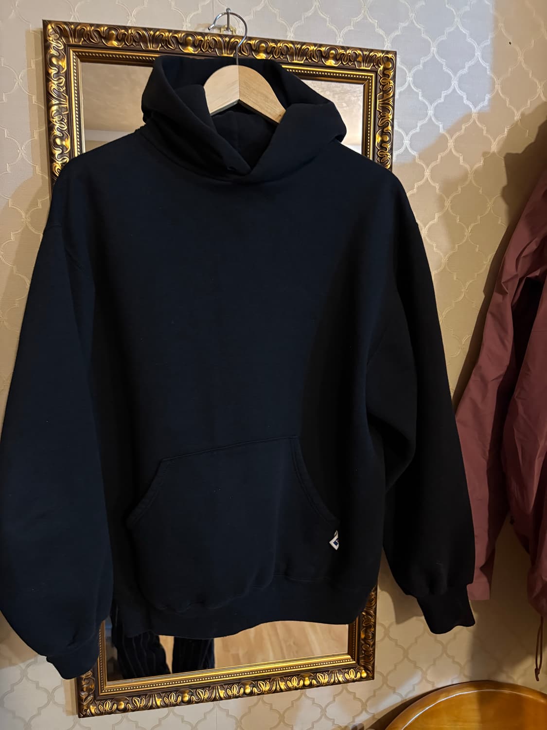 90s 러셀 블랙 후디 made in usa 상품이미지1