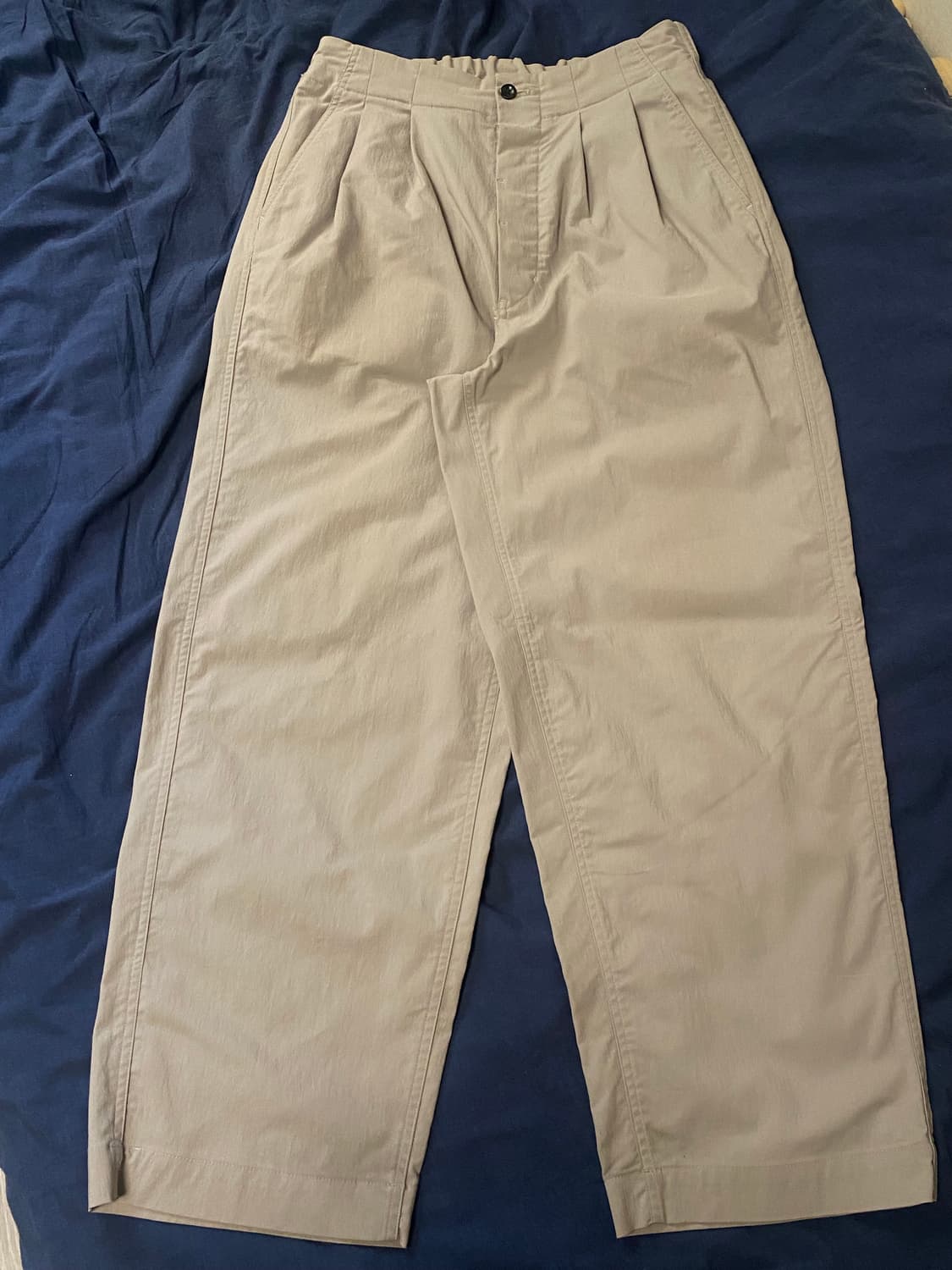 도큐먼트 그레이 턱 트라우져 상품이미지5