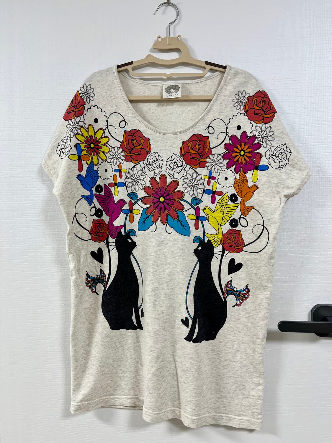 66-77 | 스칼라 ScoLar 루즈핏 레글런 롱티 상품이미지1