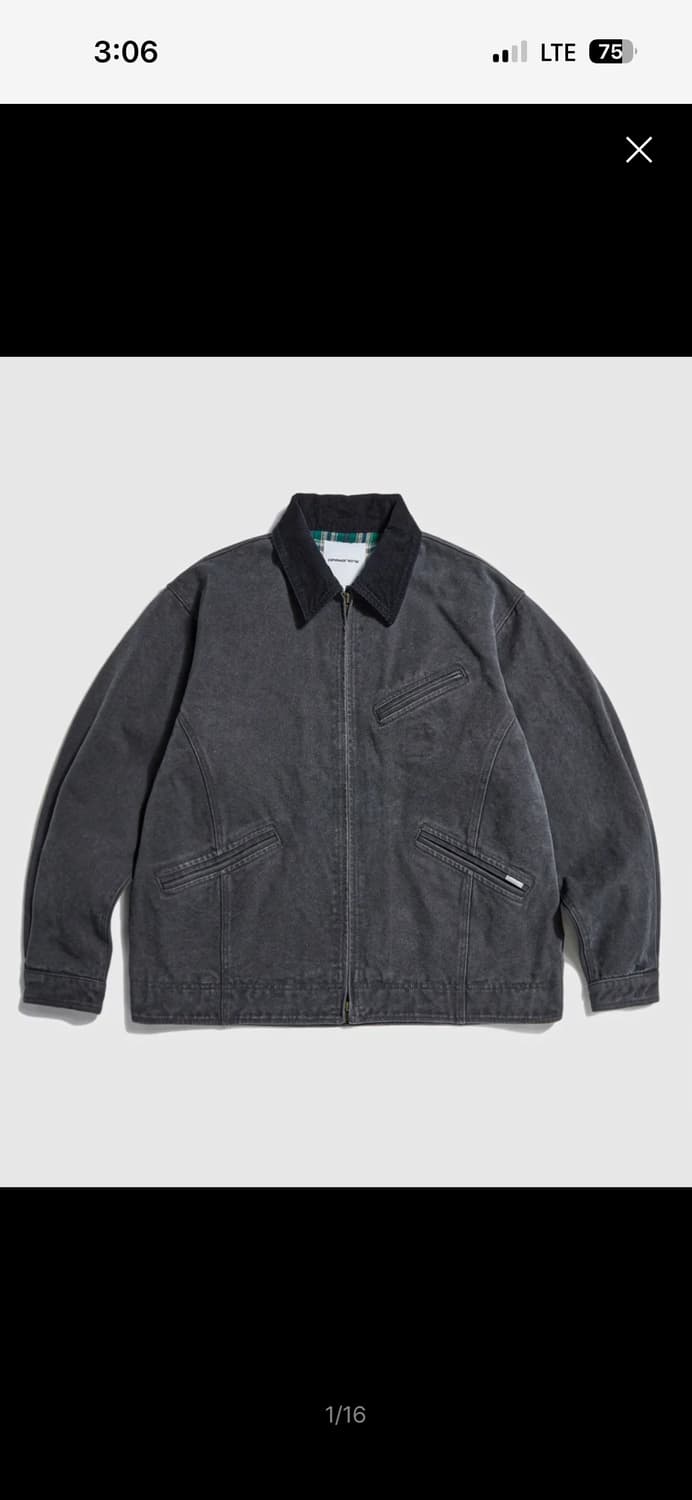 에스피오나지 washed canvas blouson jacket 상품이미지1
