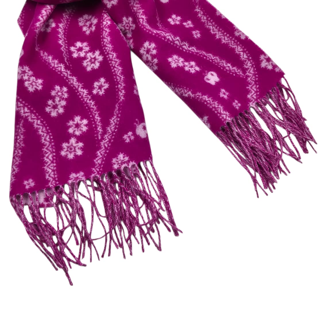 08s 안나수이 핑크 꽃잎 울 블랭킷&머플러 상품이미지5