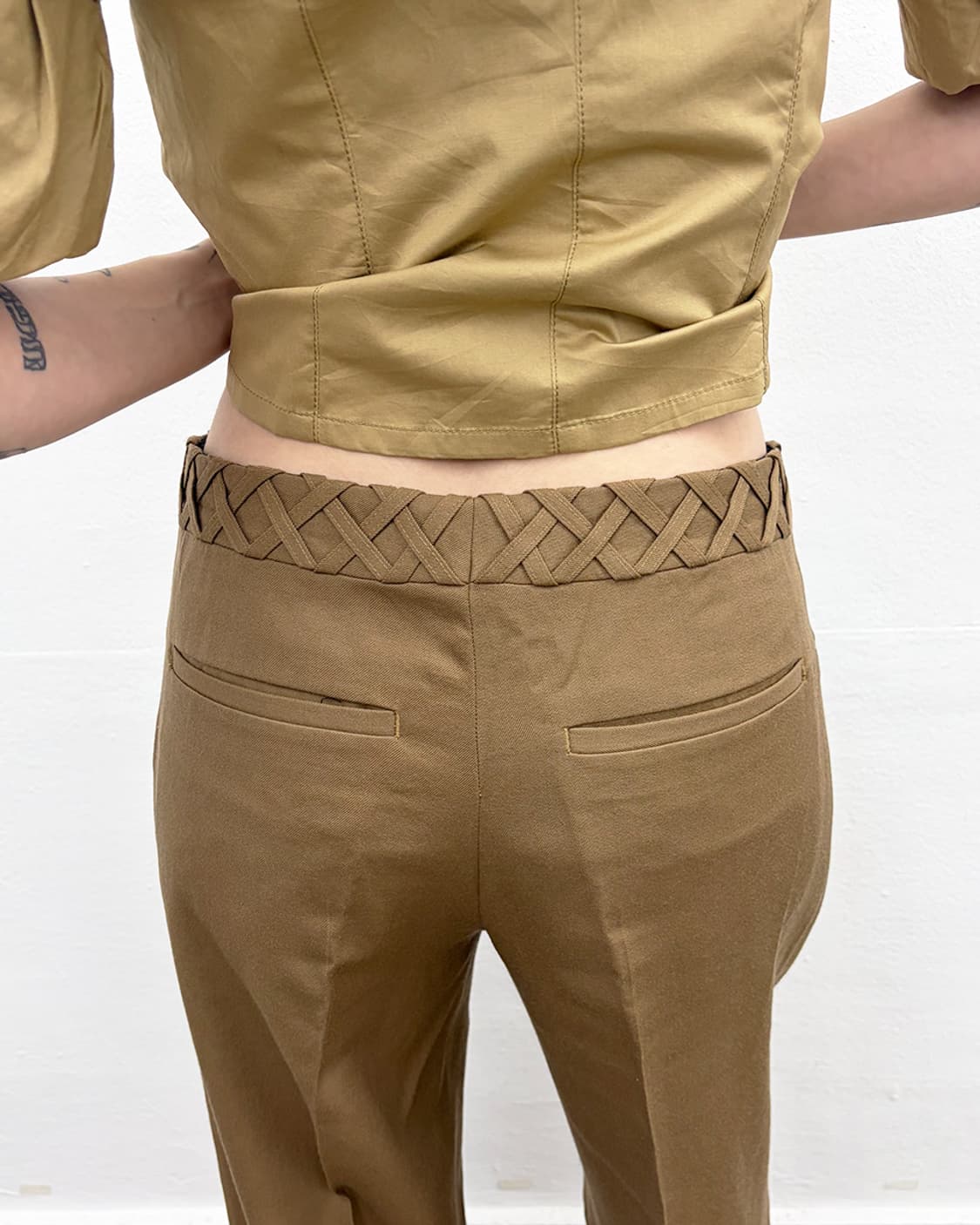 베로니크 브랑퀸호 2000F/W 브레이드 디테일 트라우저 상품이미지6