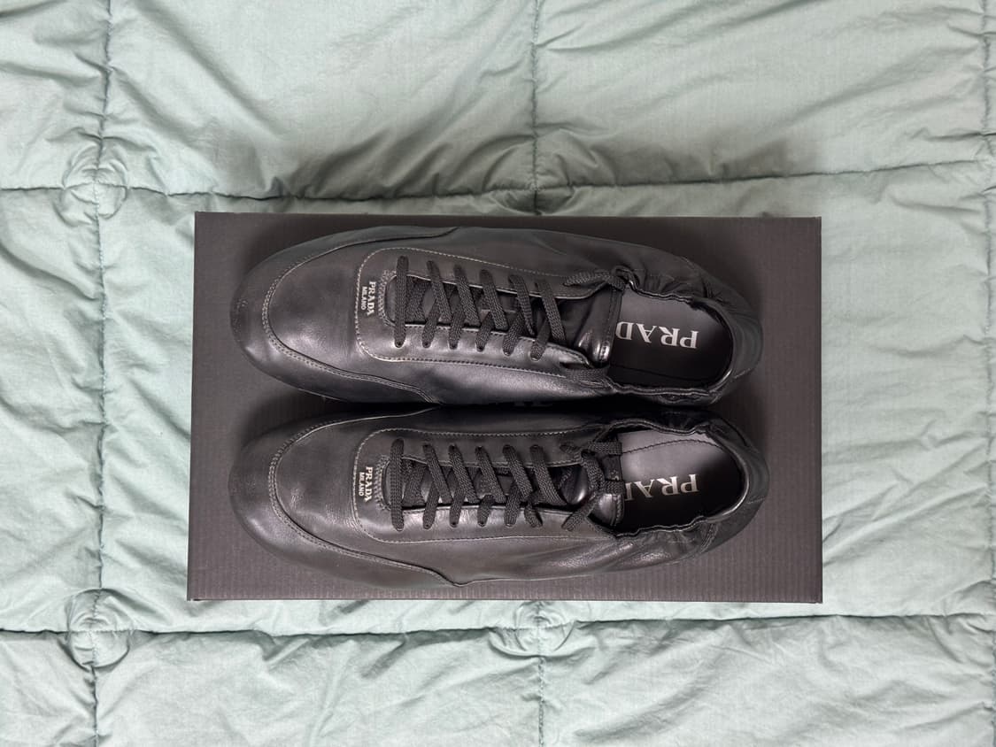 [PRADA] 컬랩스 가죽 스니커즈 9사이즈 상품이미지3