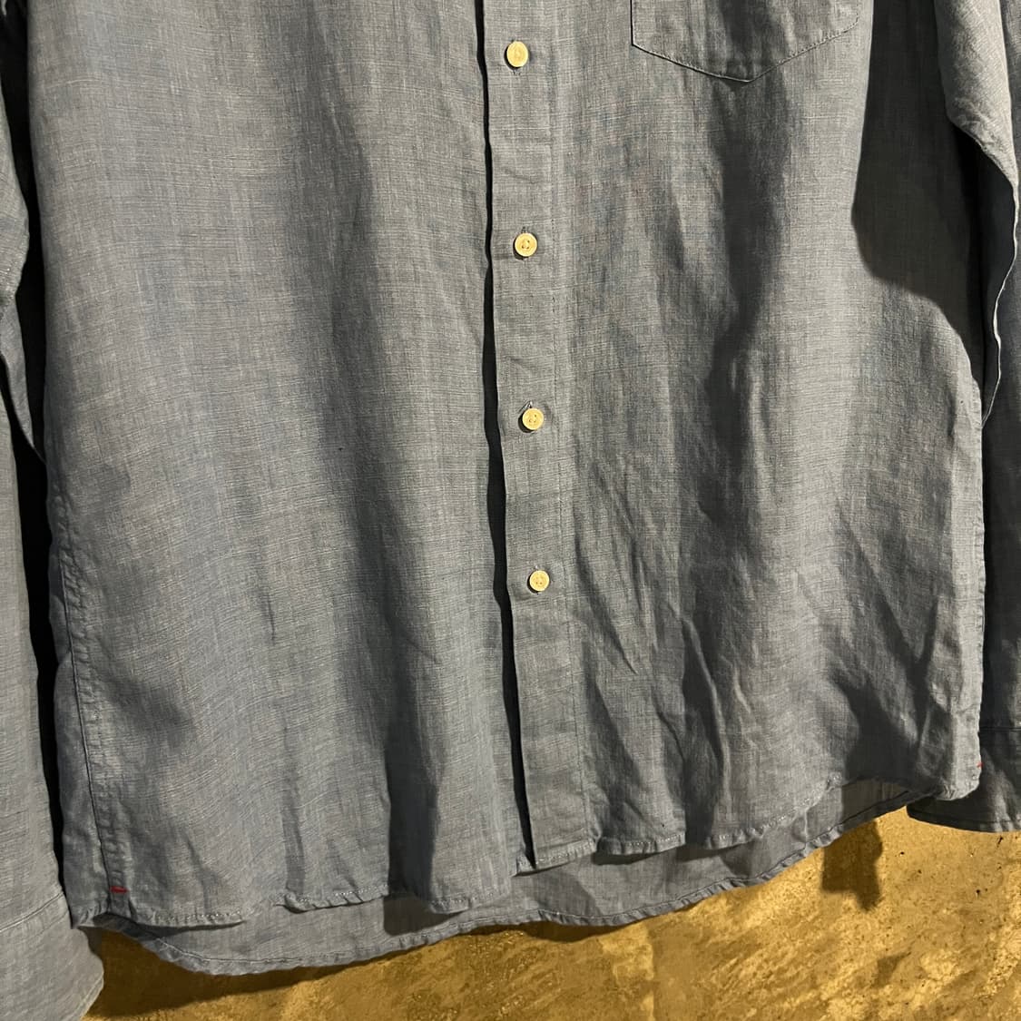 헤지스 린넨 솔리드셔츠 상품이미지3