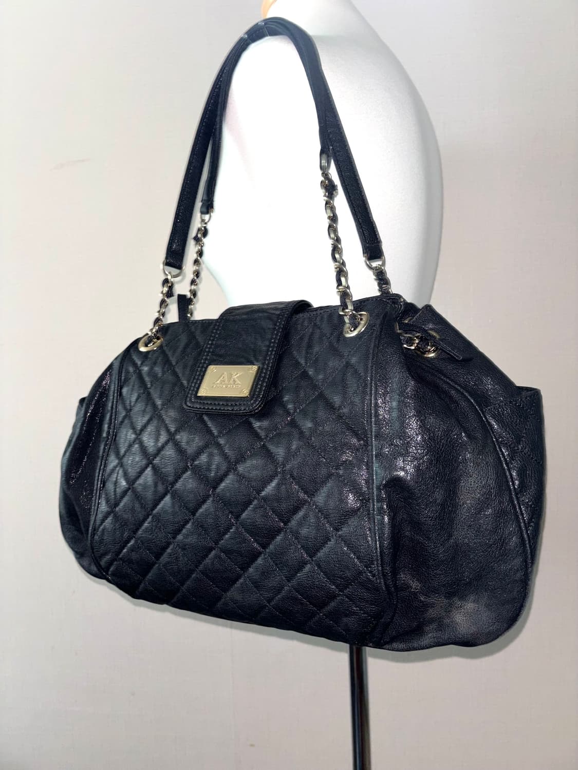 Anne klein Black quilting Bag 상품이미지1