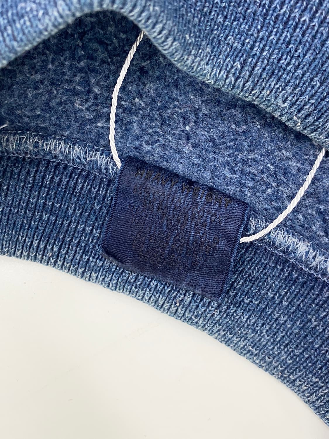 Acoustic 인디고 리버스위브 스웻셔츠 상품이미지9