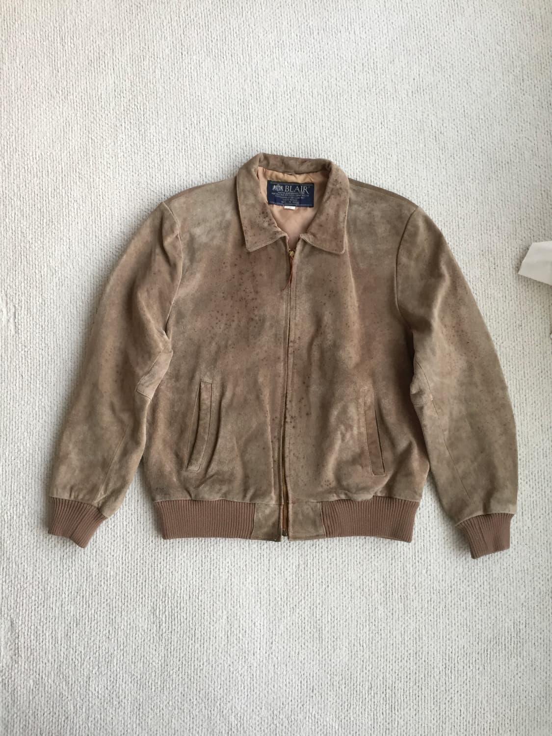 90‘s 빈티지 스웨이드 레더 자켓 상품이미지1