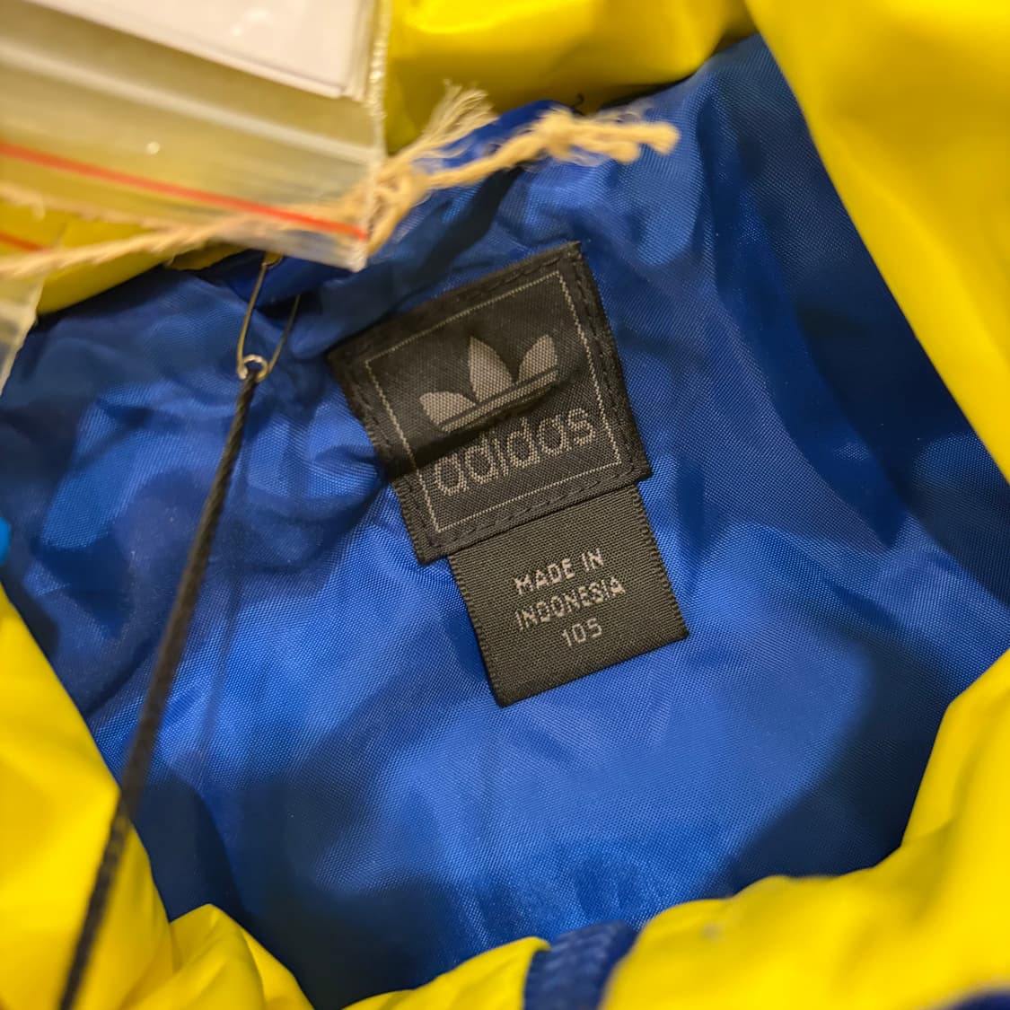 [105] 06s 아디다스 컬러블록 다운 패딩 조끼 블루 D88 상품이미지5