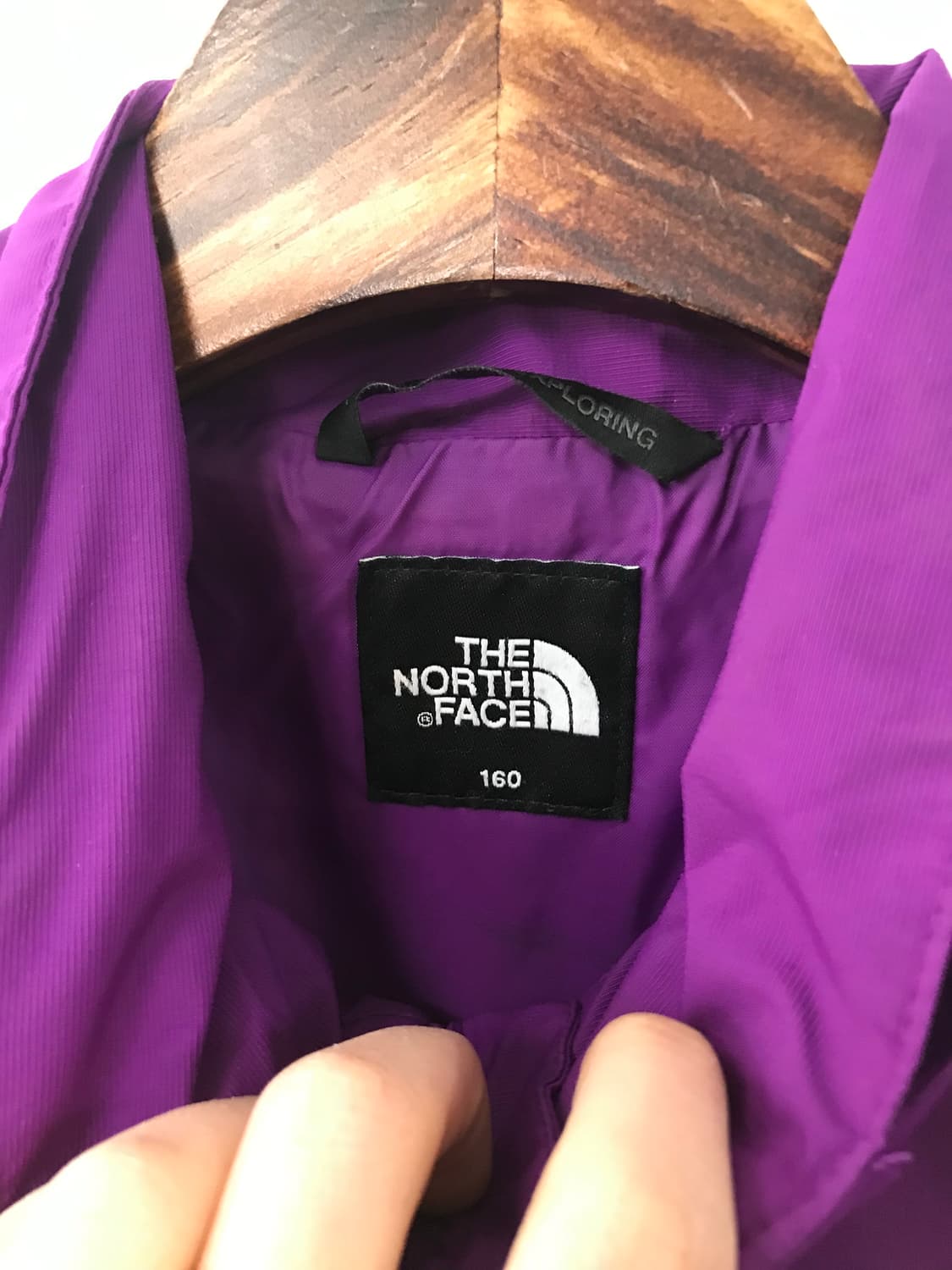 노스페이스 자수로고 퍼플 윈드 바람막이 자켓 상품이미지10